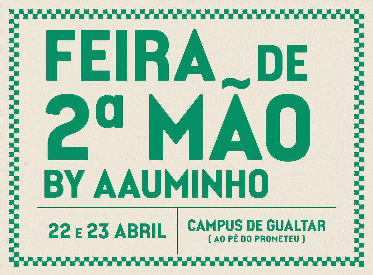 A imagem pode conter: Mão, Feira, 2.ª Mão, AAUMinho promove sustentabilidade com o apoio dos SASUM