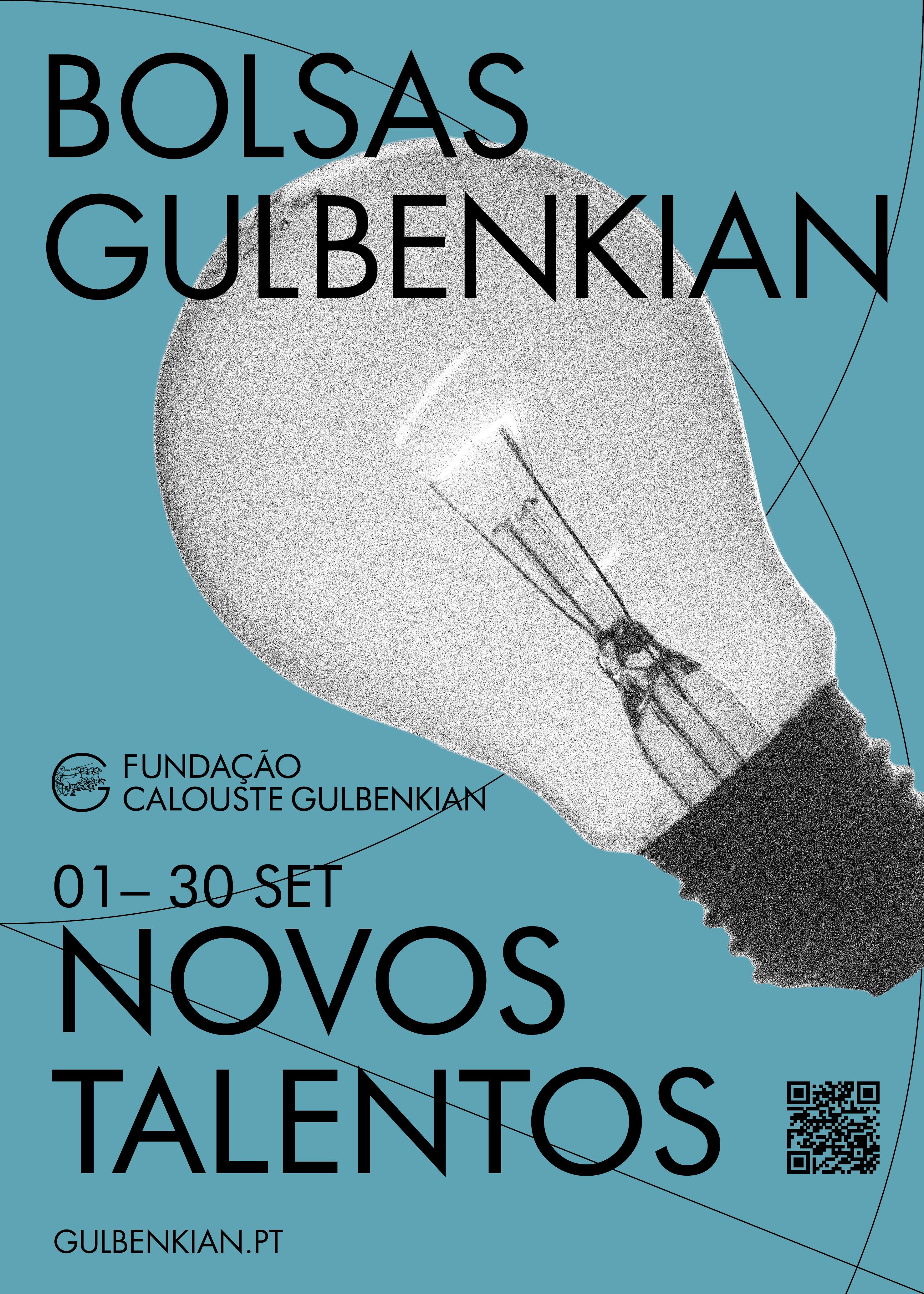 A imagem pode conter: Novos, Bolsas, Calouste, Talentos, Gulbenkian