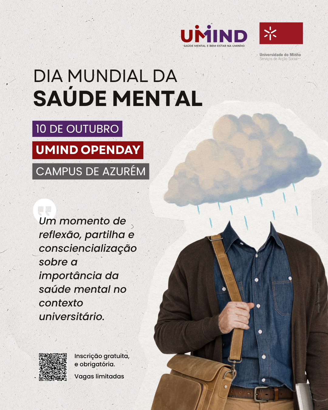 A imagem pode conter: Dia, Saúde, Mental, Mundial
