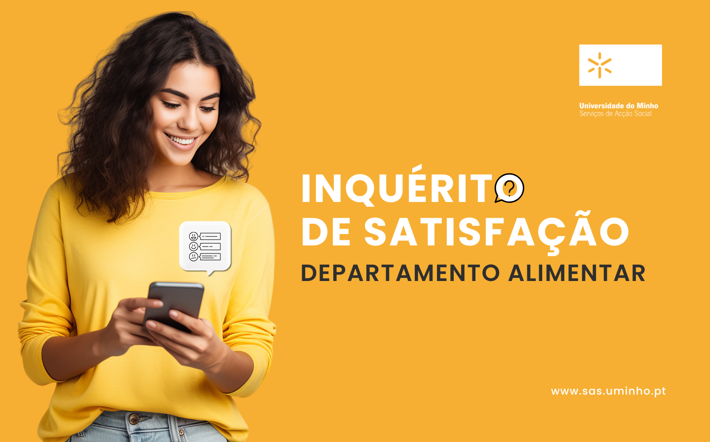 A imagem pode conter: inqu&#233;rito., SASUM avaliam satisfa&#231;&#227;o dos servi&#231;os alimentares &#8211; participa