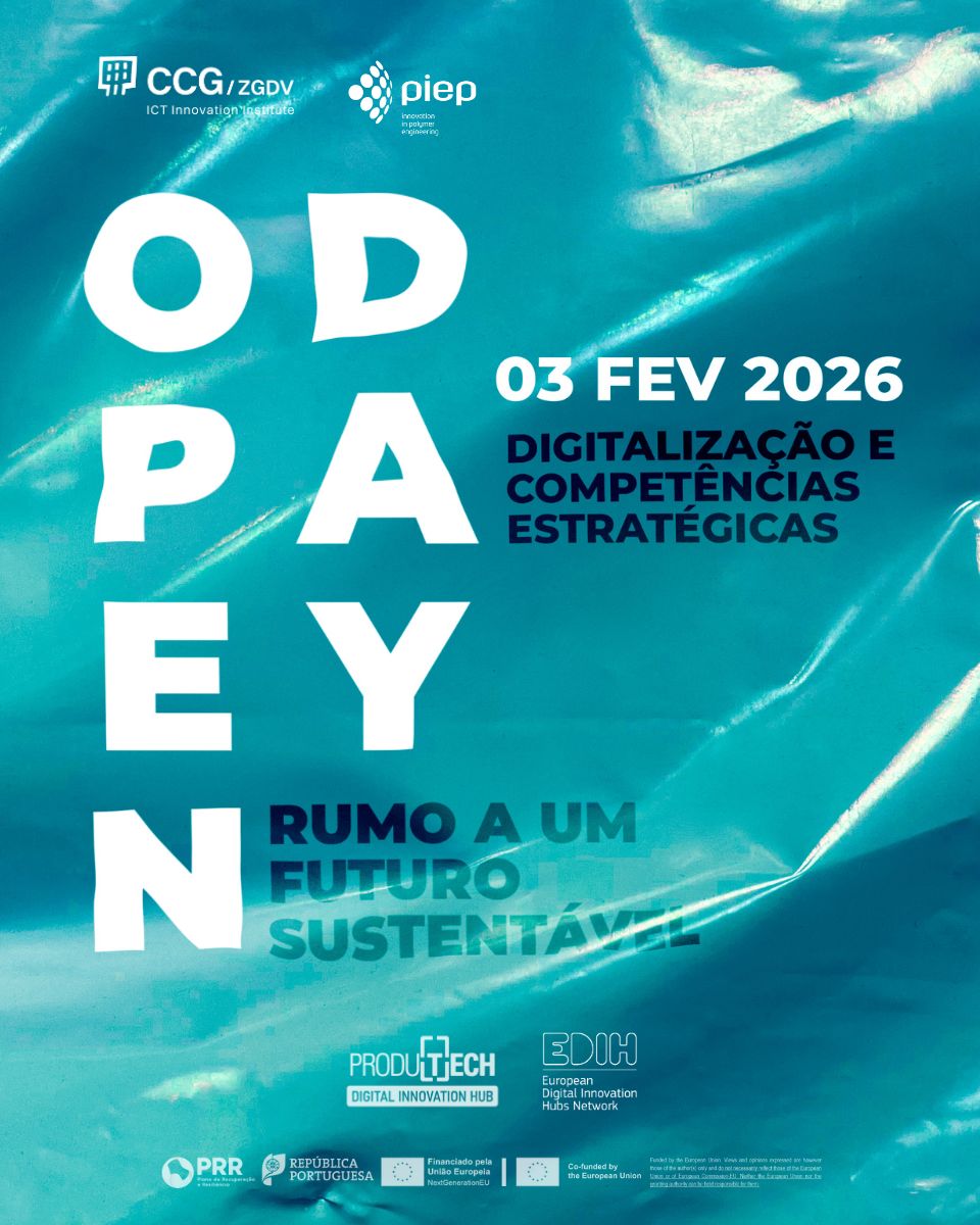 A imagem pode conter: tecnologias, CCG/ZGDV e PIEP, Empresas vão conhecer