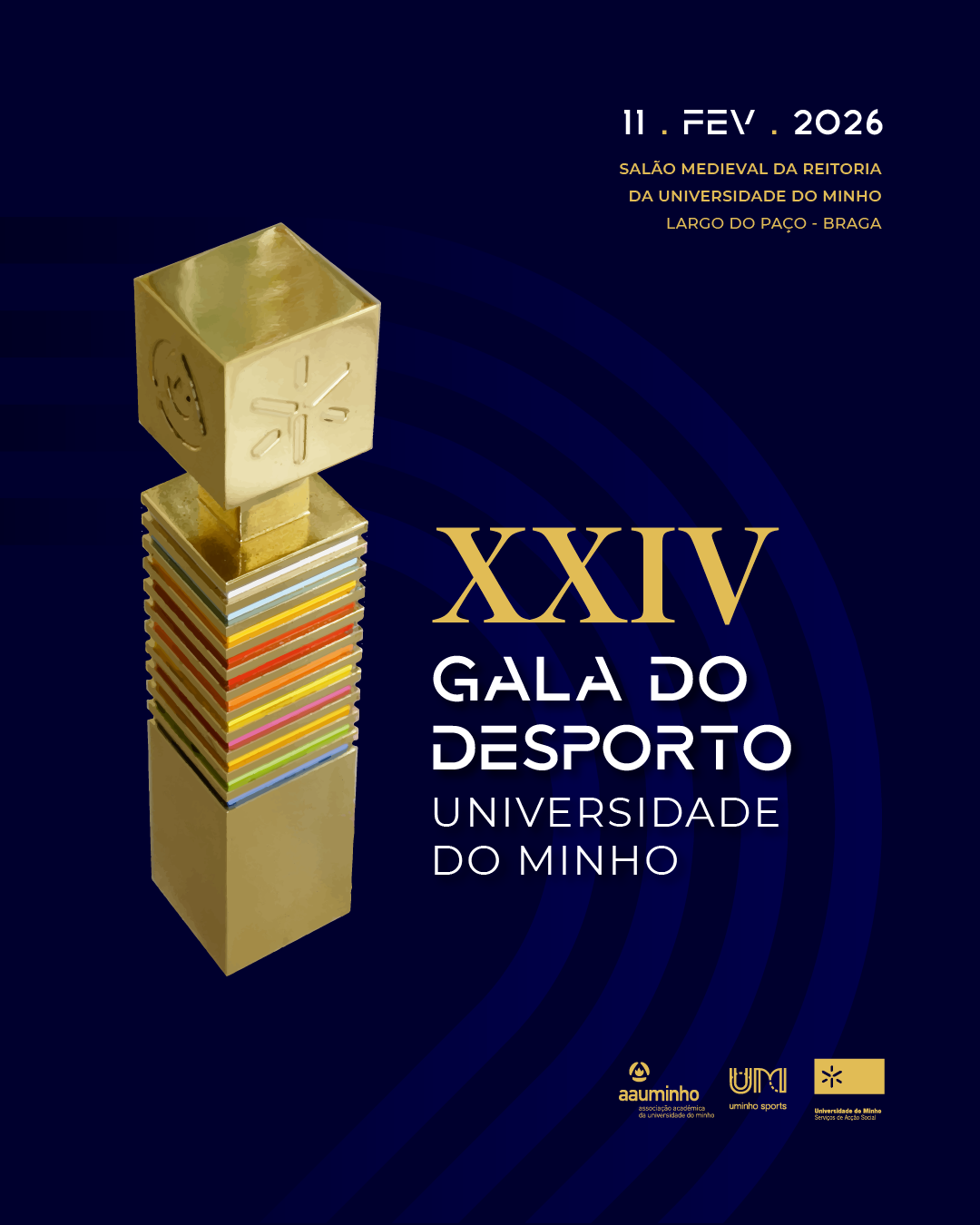 A imagem pode conter: Gala, Minho, Desporto, Universidade, Desporto da Universidade