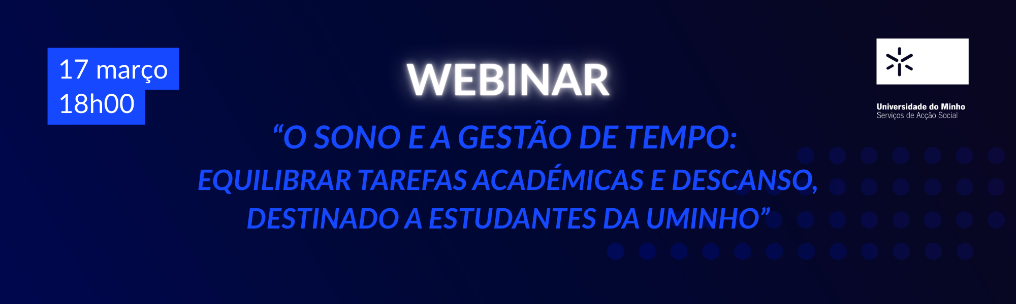 A imagem pode conter: Dia, Sono, Mundial, tempo e descanso, SASUM assinalam o Dia Mundial