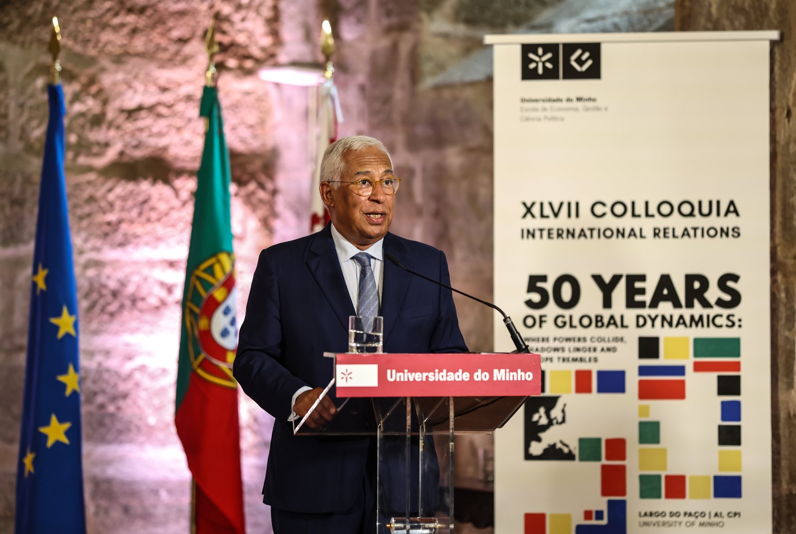A imagem pode conter: Costa, Colóquios, António Costa abriu os Colóquios